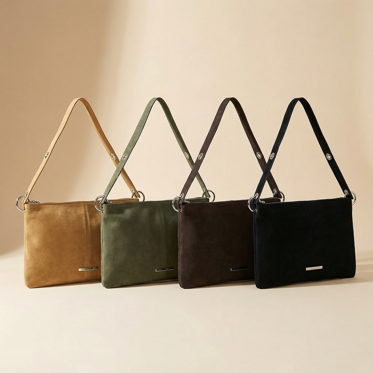ZEST CLUTCH SHOULDER BAG (SUEDE 2-WAY)