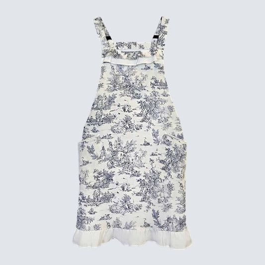 French Toile Cotton Apron