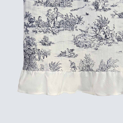 French Toile Cotton Apron