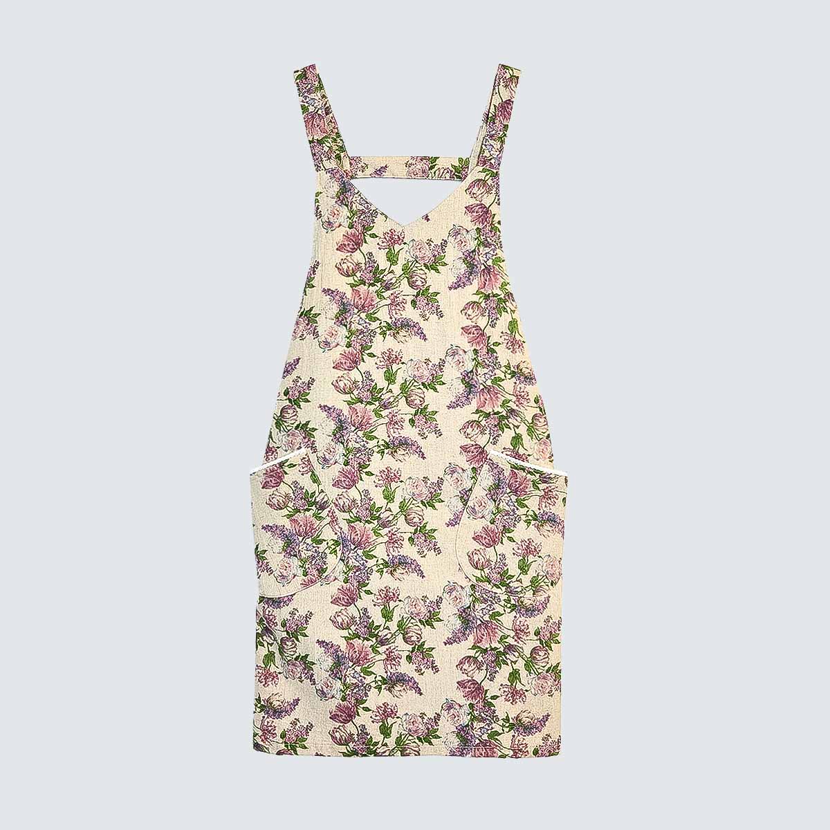Romantic Flora Cotton Apron