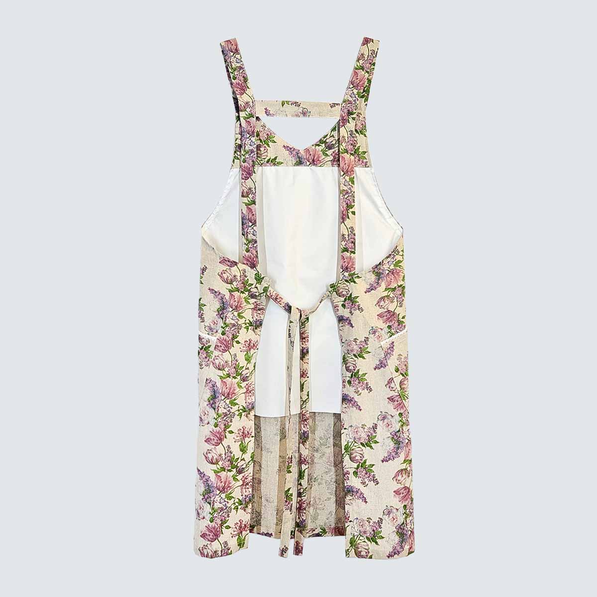 Romantic Flora Cotton Apron