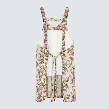 Romantic Flora Cotton Apron