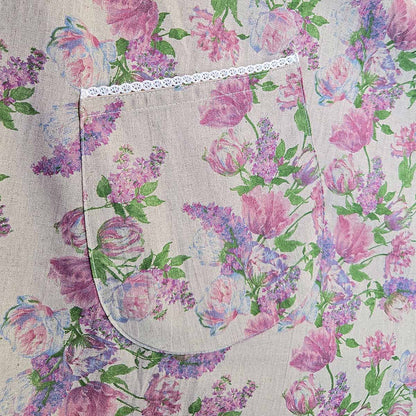 Romantic Flora Cotton Apron