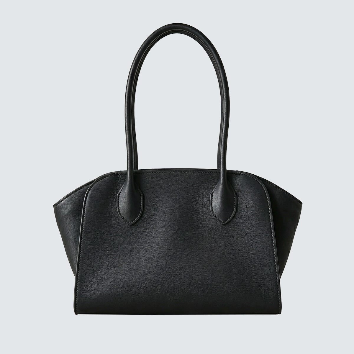Elava Curve Leather Tote Bag