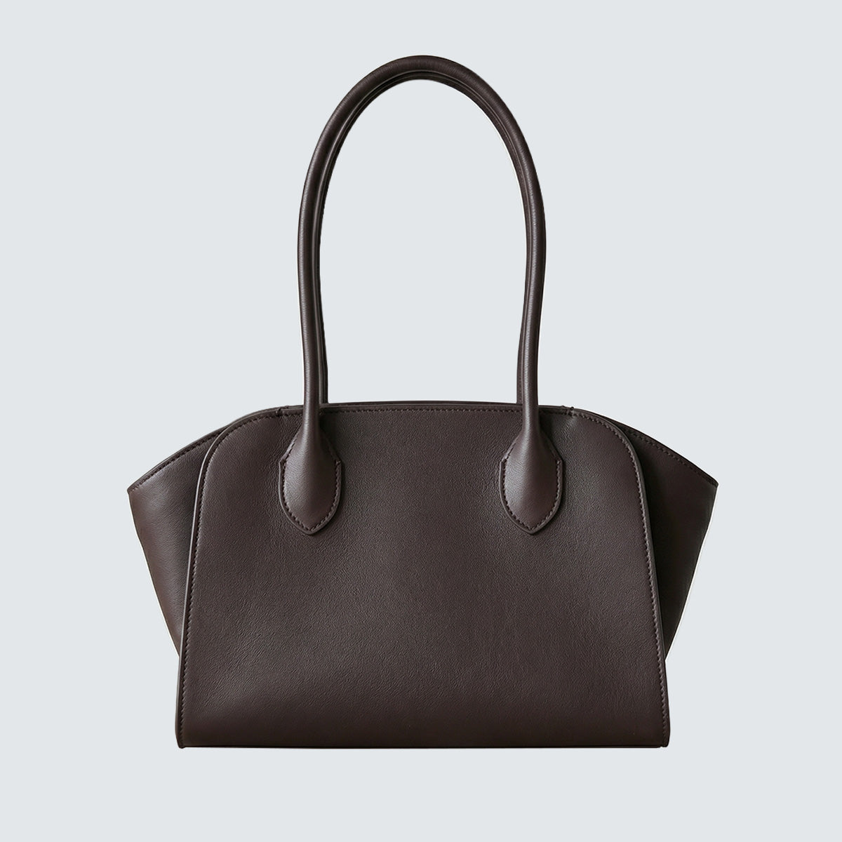 Elava Curve Leather Tote Bag
