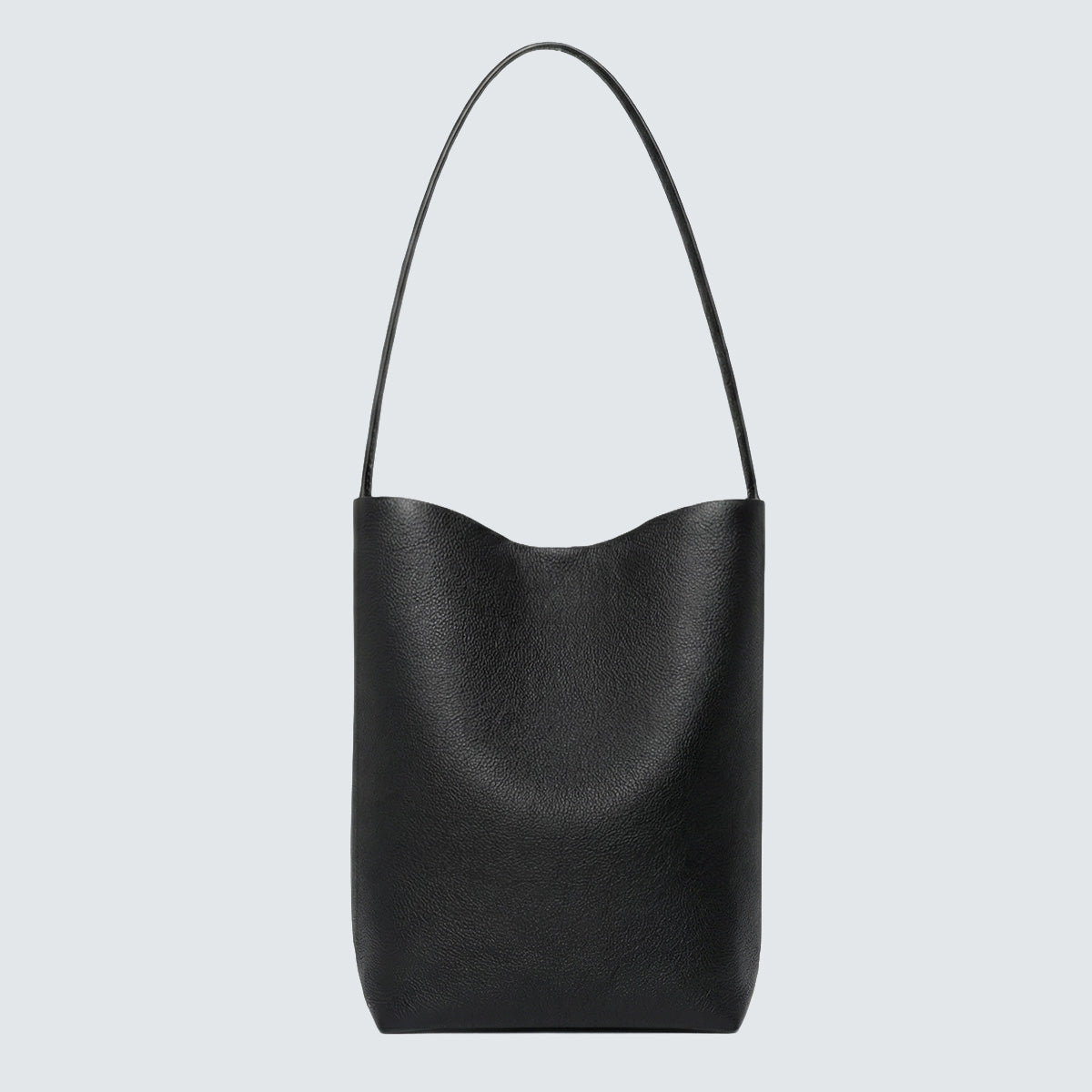 Medium Norr Leather Bucket Tote Bag