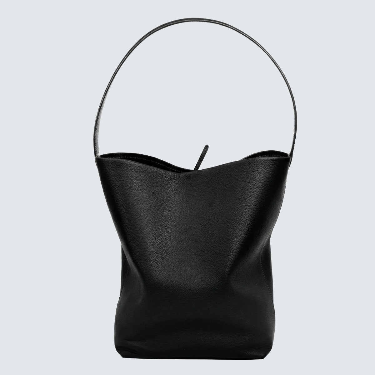 Medium Norr Leather Bucket Tote Bag