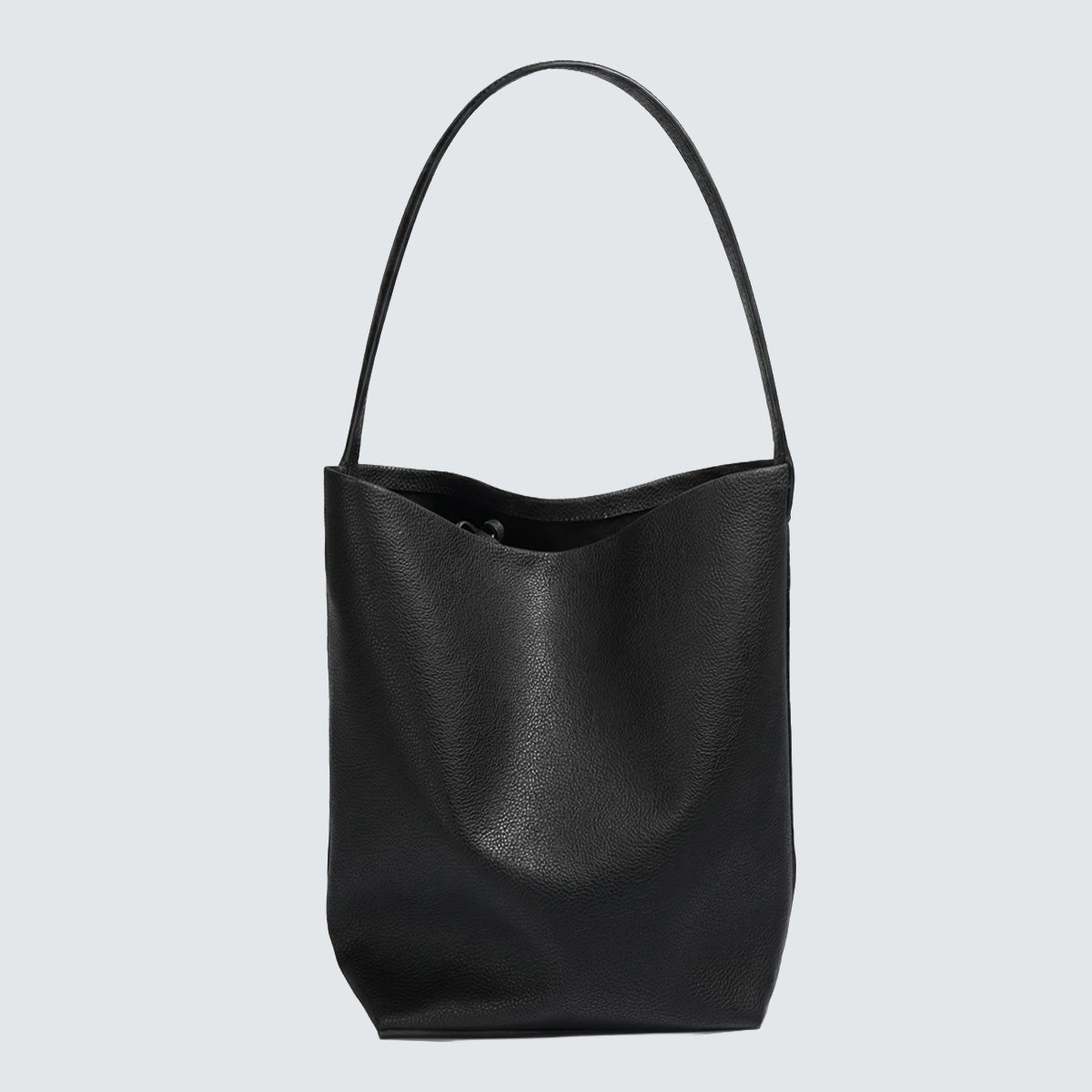 Medium Norr Leather Bucket Tote Bag
