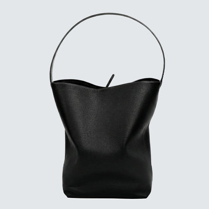 Large  Norr Leather Bucket Tote Bag
