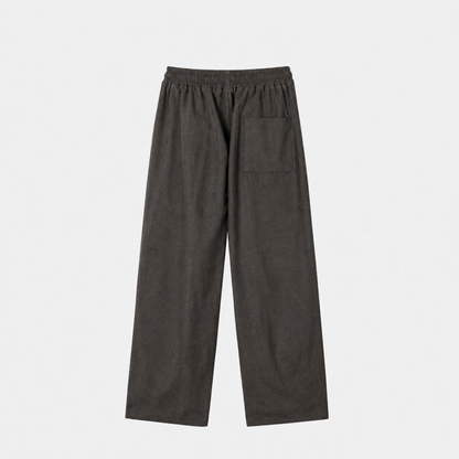 Relaxed Washed Cotton Volume Pants – Men One Size