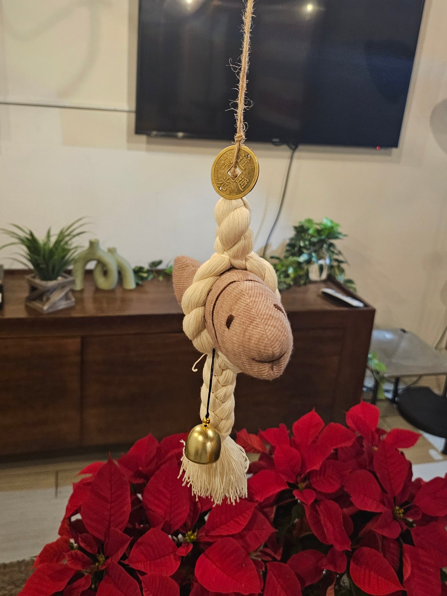 Guardian Fish Charm – Brown (BIG) | Korean Good Fortune Decor