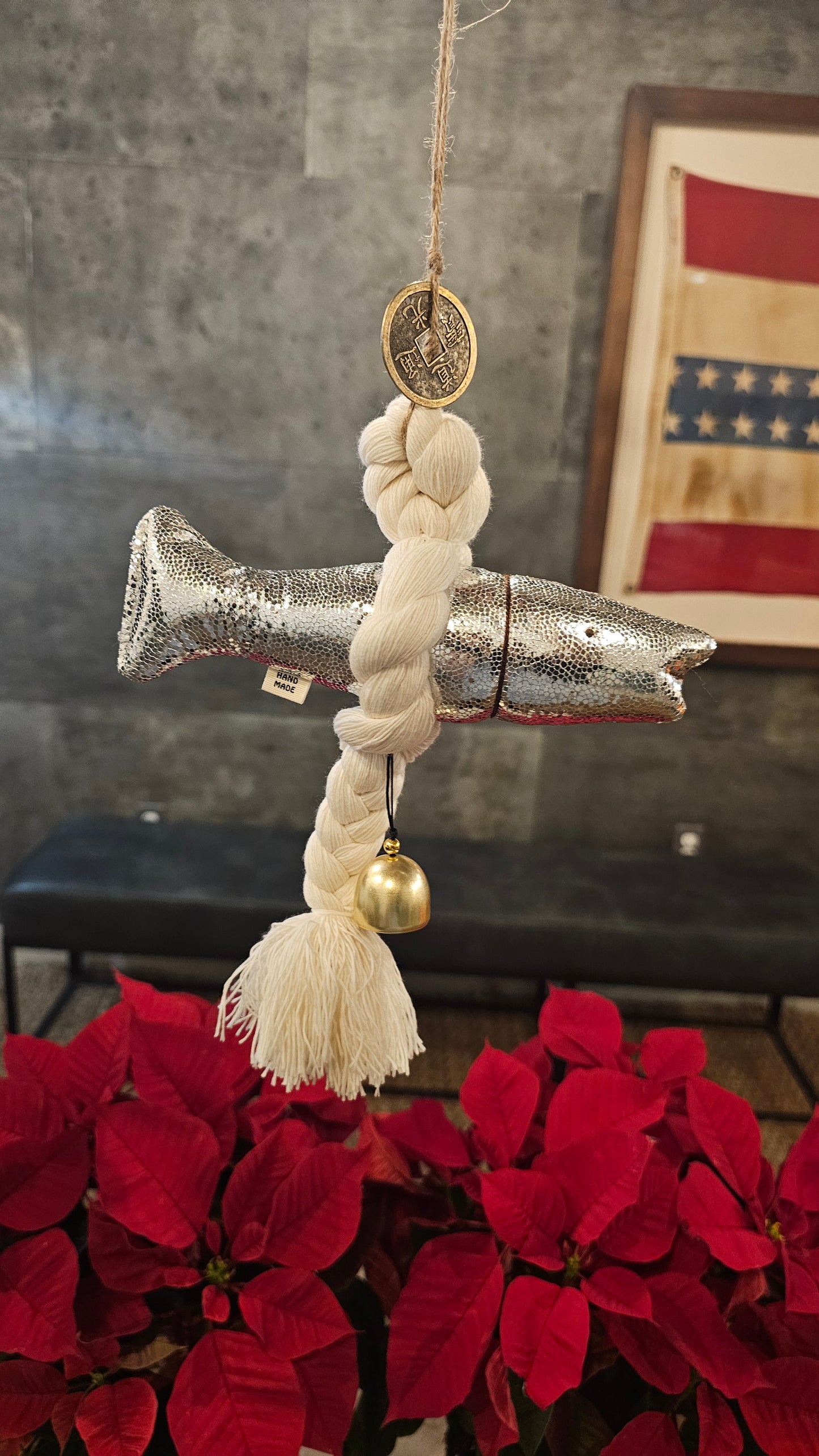 Guardian Fish Charm – Silver Shine (BIG) | Peace & Protection Charm