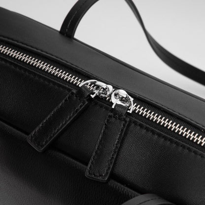 ROEN Double-Zip Lambskin Bowling Shoulder Bag