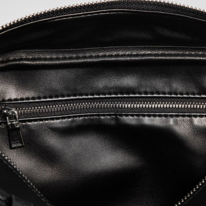 ROEN Double-Zip Lambskin Bowling Shoulder Bag