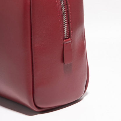 ROEN Double-Zip Lambskin Bowling Shoulder Bag