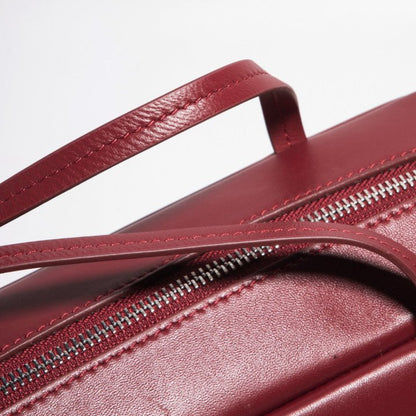 ROEN Double-Zip Lambskin Bowling Shoulder Bag