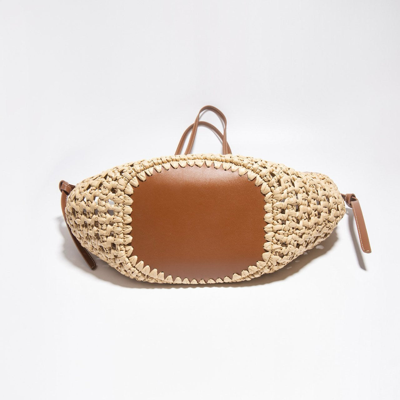 Raffia Basket Tote Bag