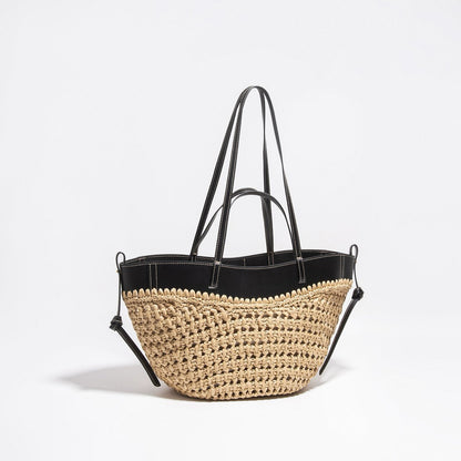 Raffia Basket Tote Bag