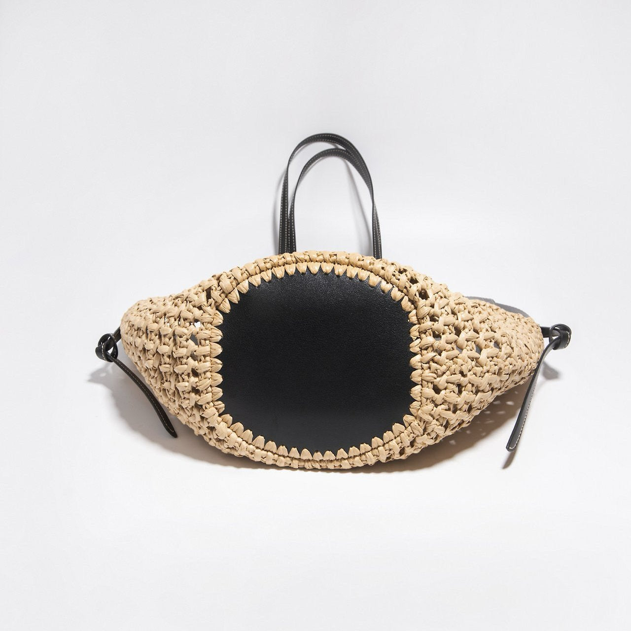 Raffia Basket Tote Bag