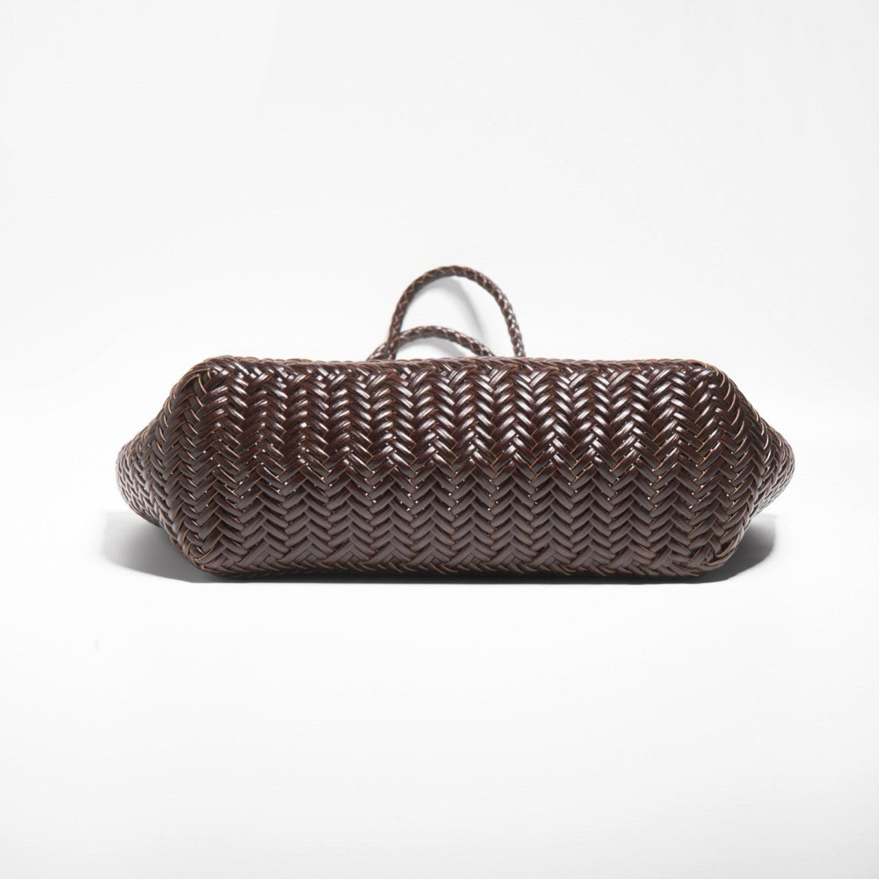 Braided Leather Tote Bag