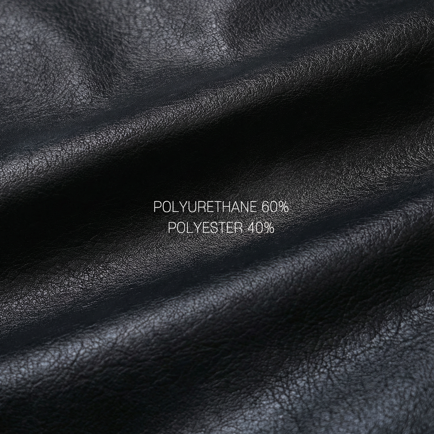 Urban Ease Faux Leather Jacket / Unisex   - Black