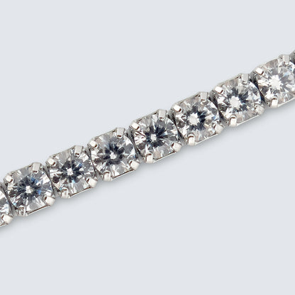 Celestine Lumière Bracelet in Sterling Silver with Zirconia Line