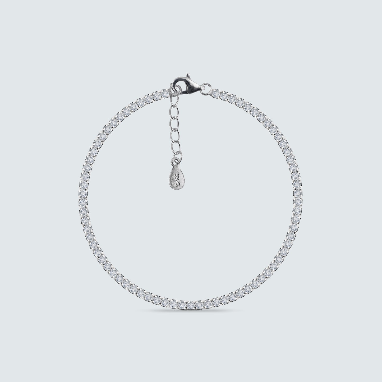 Zirconia Tennis Bracelet in Sterling Silver