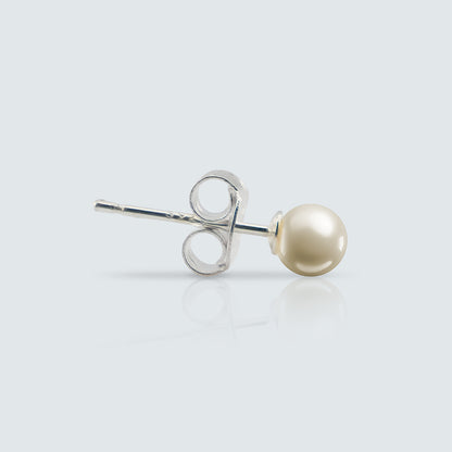 Lumi Pearl Stud Earrings  4mm, 6mm, 8mm