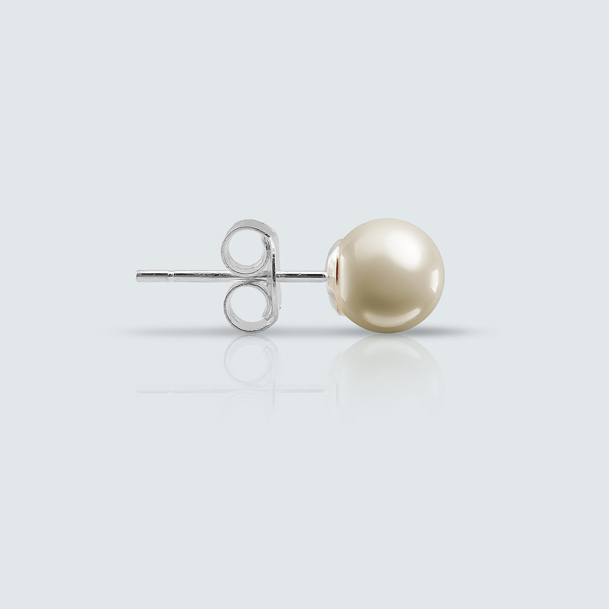 Lumi Pearl Stud Earrings  4mm, 6mm, 8mm
