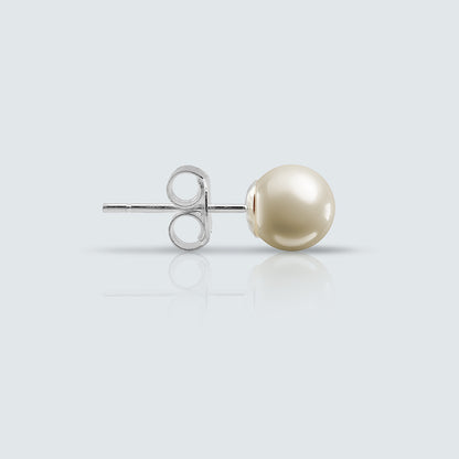 Lumi Pearl Stud Earrings  4mm, 6mm, 8mm