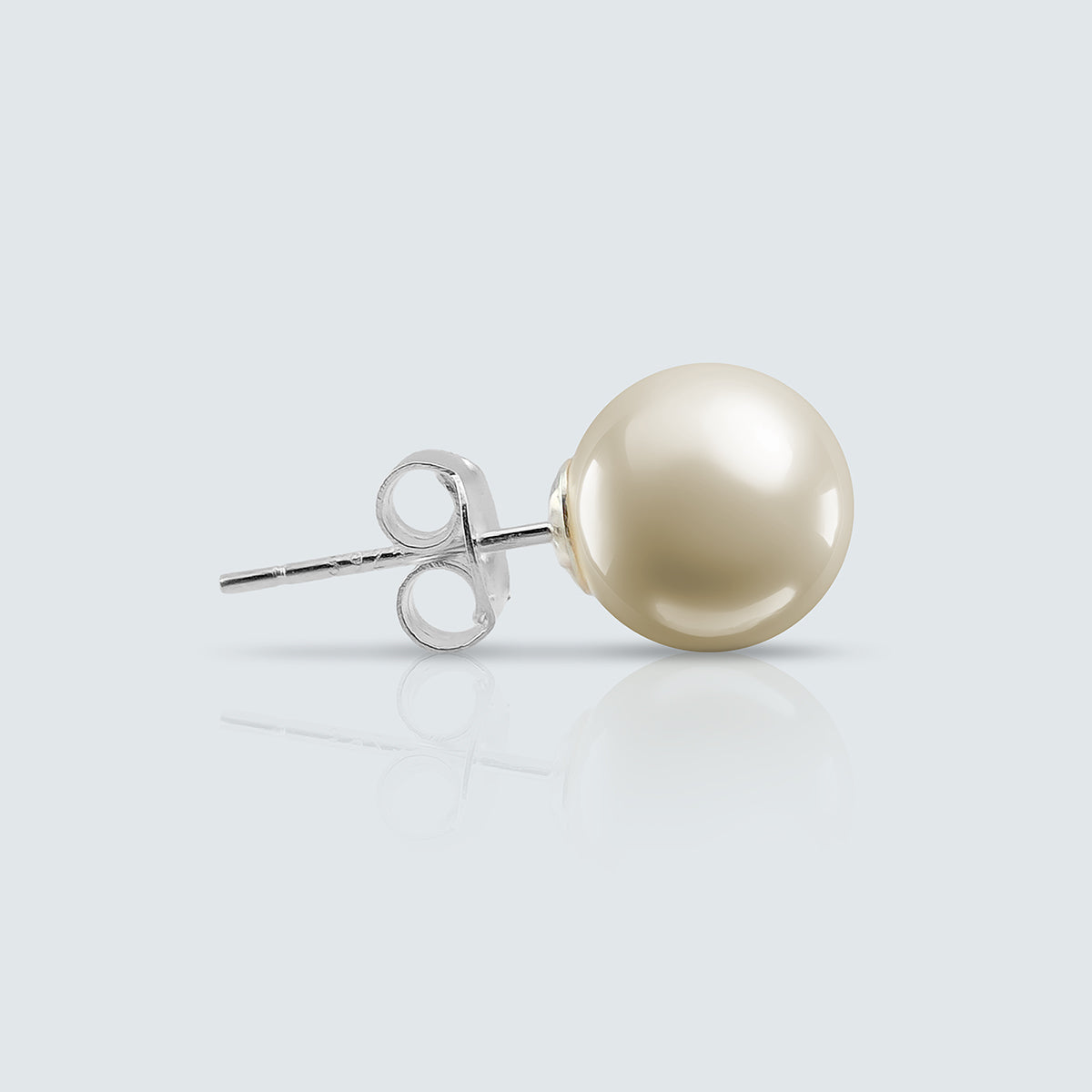 Lumi Pearl Stud Earrings  4mm, 6mm, 8mm