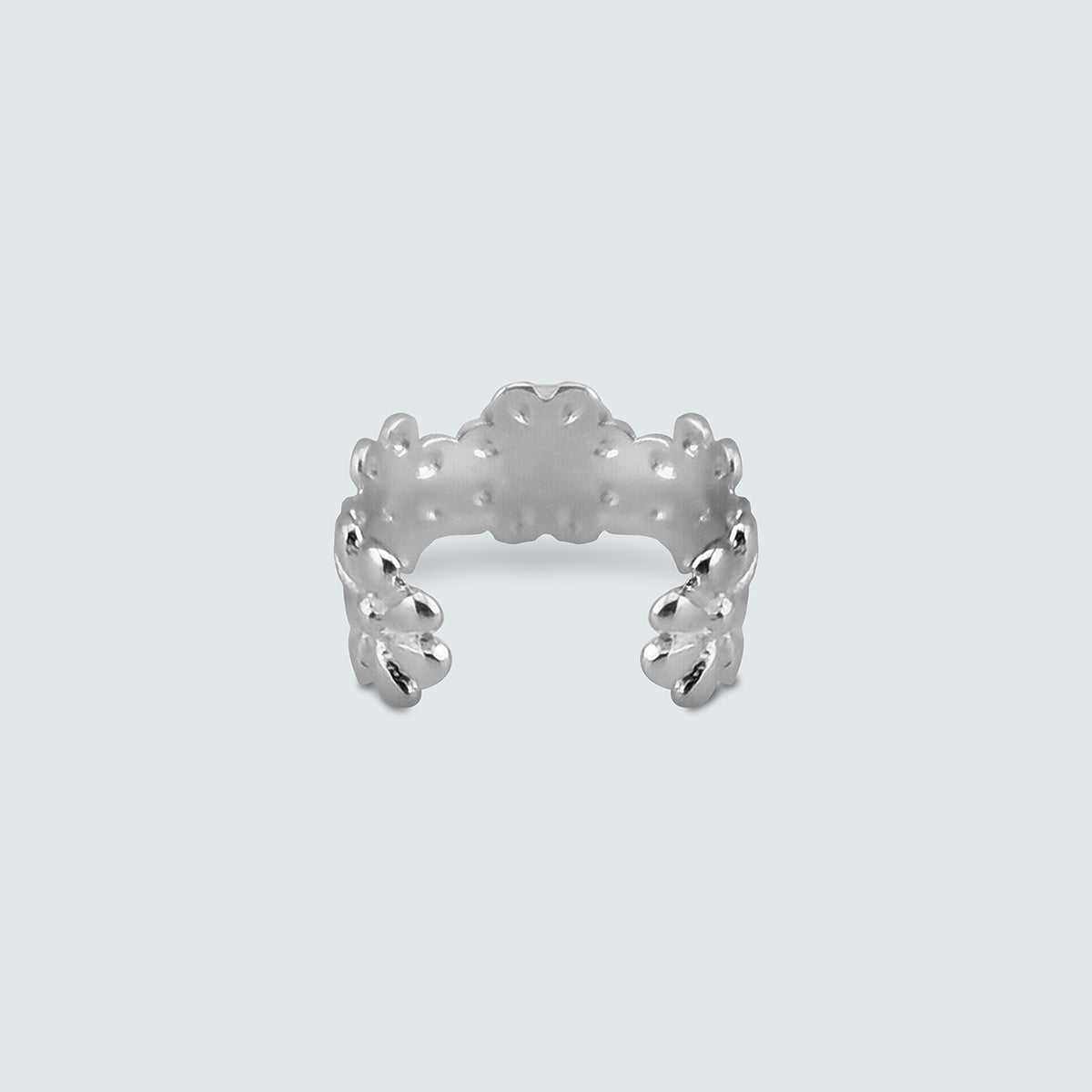 Daisy Bloom Silver Ear Cuff (Single)