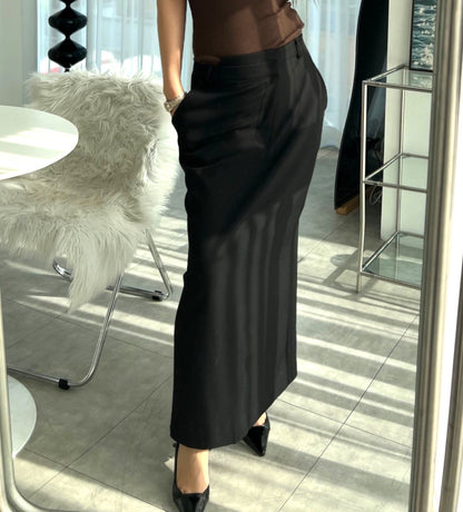 ATELIER LINE – Tailored Long Skirt – Women One Size