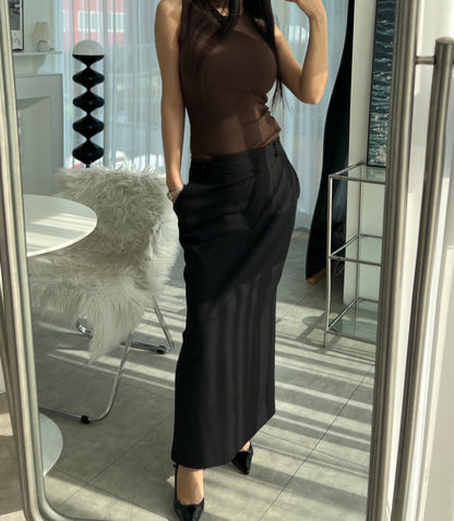 ATELIER LINE – Tailored Long Skirt – Women One Size