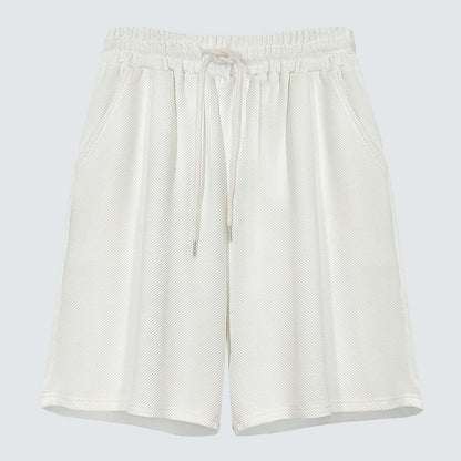 Amber Texture Drawstring Shorts