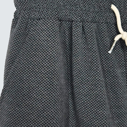 Amber Texture Drawstring Shorts