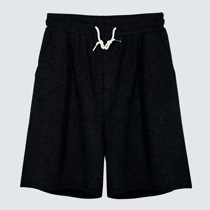 Amber Texture Drawstring Shorts