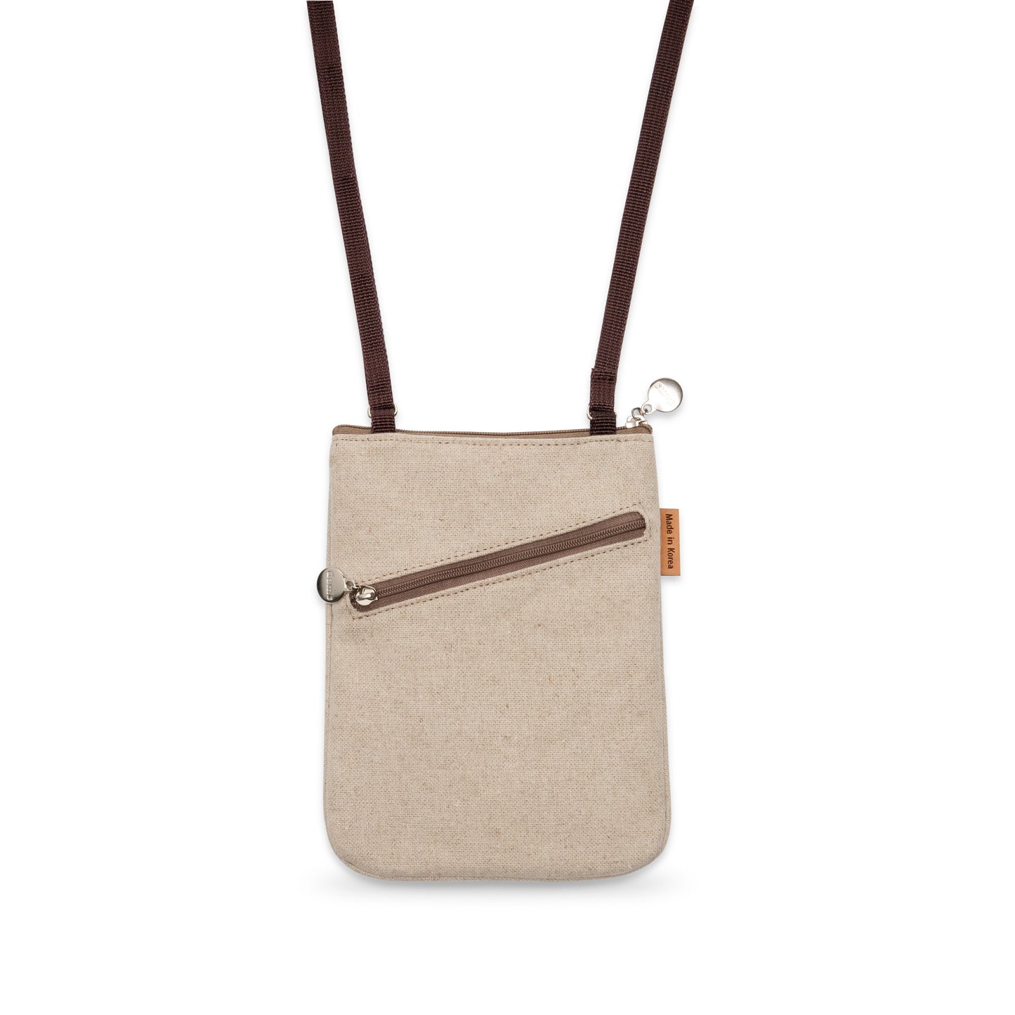 Lily Embroidery Phone Bag – Handmade Floral Crossbody