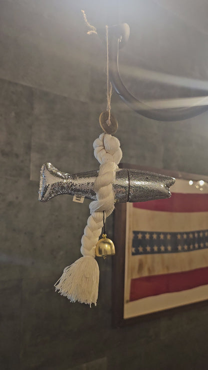 Guardian Fish Charm – Silver Shine (BIG) | Peace & Protection Charm