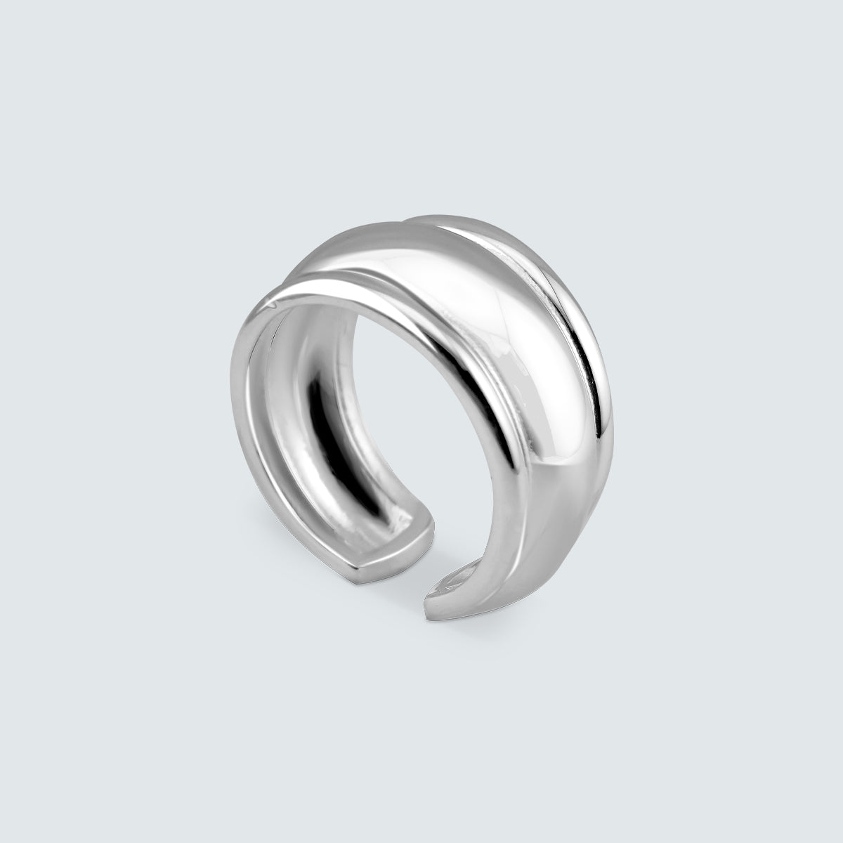 Bold Dome Silver Ring