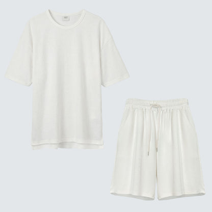 Amber Texture Drawstring Shorts