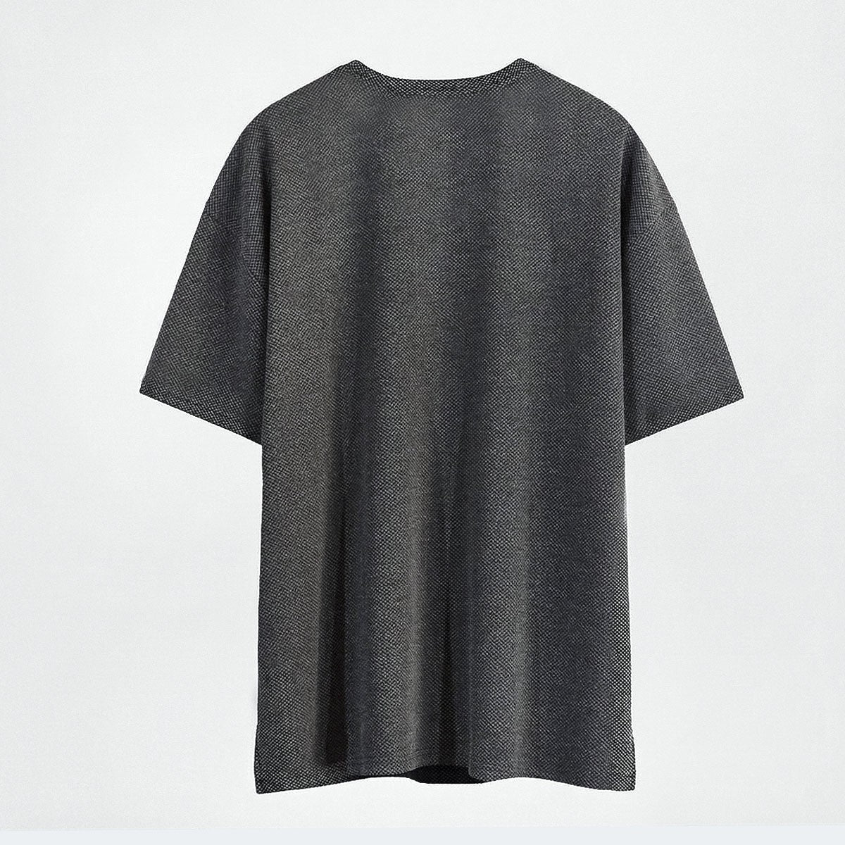 Amber Textured Relaxed Fit Short Sleeve Top  - Men One Size