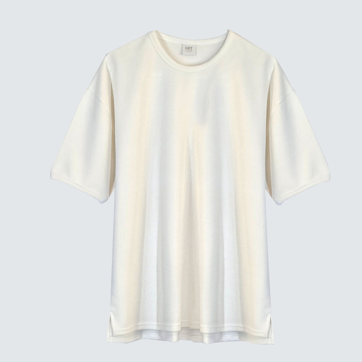 Amber Textured Relaxed Fit Short Sleeve Top (UNISEX / WOMEN – OVERFIT)