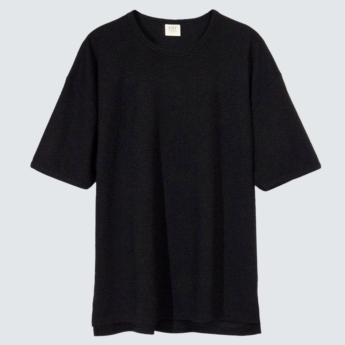 Amber Textured Relaxed Fit Short Sleeve Top (UNISEX / WOMEN – OVERFIT)