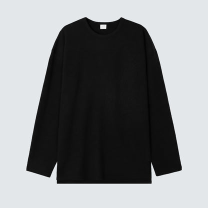 Amber Textured Long Sleeve Top (UNISEX / WOMEN – OVERFIT)