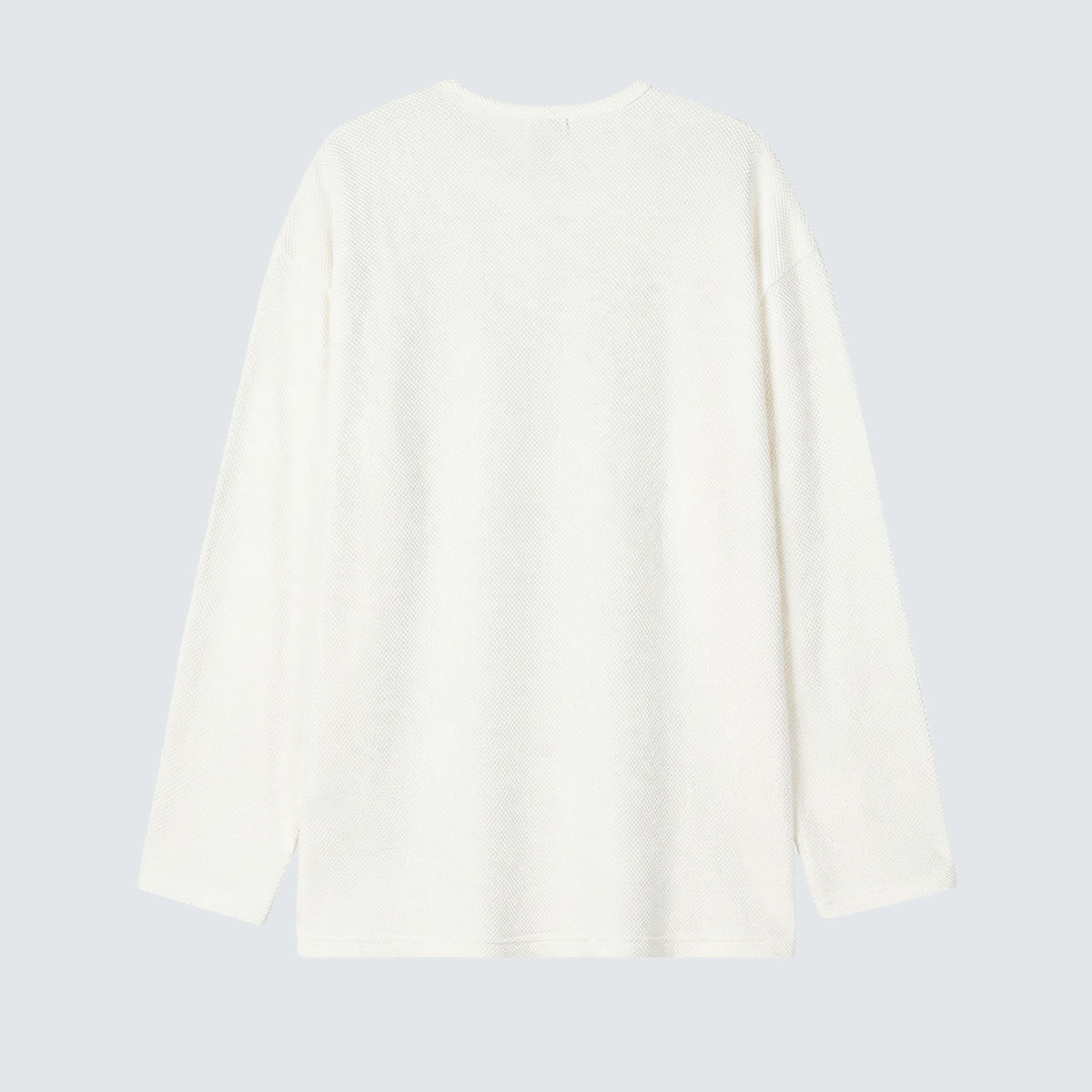 Amber Textured Long Sleeve Top (UNISEX / WOMEN – OVERFIT)