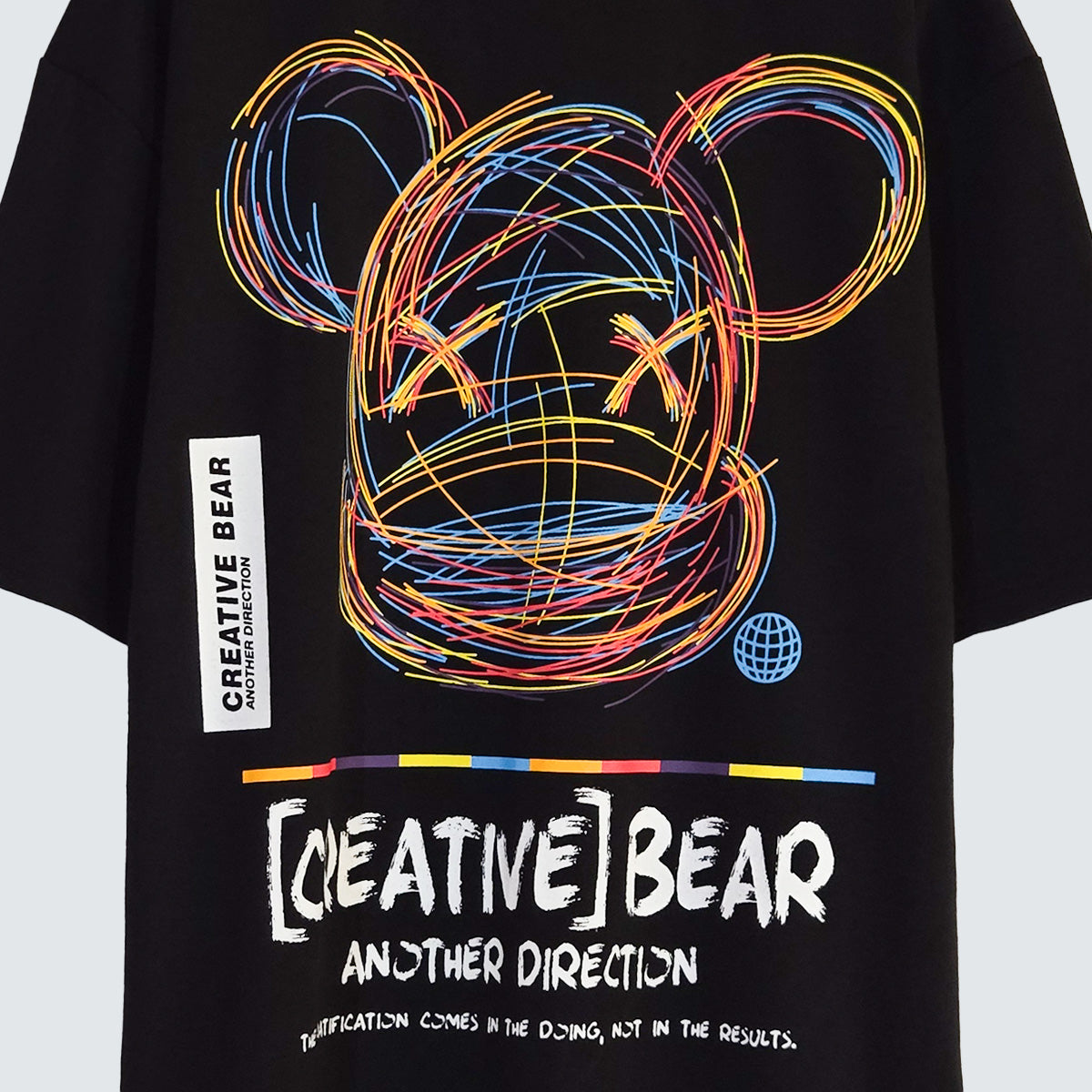[CREATIVE BEAR] Graphic T-Shirt (UNISEX / WOMEN – OVERFIT)
