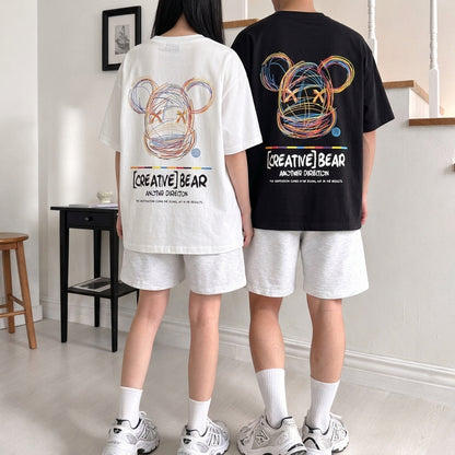 [CREATIVE BEAR] Graphic T-Shirt  - Men One Size