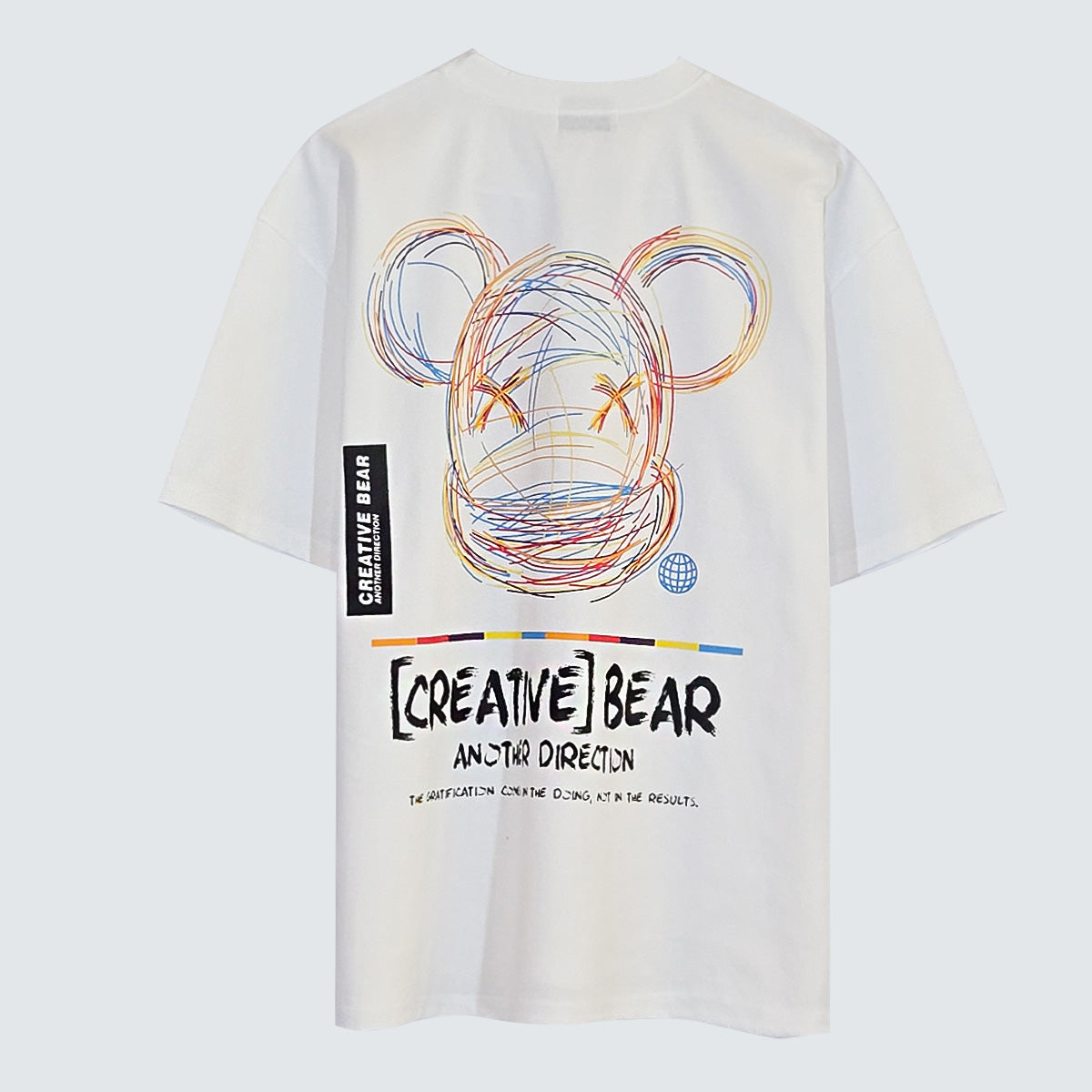 [CREATIVE BEAR] Graphic T-Shirt (UNISEX / WOMEN – OVERFIT)