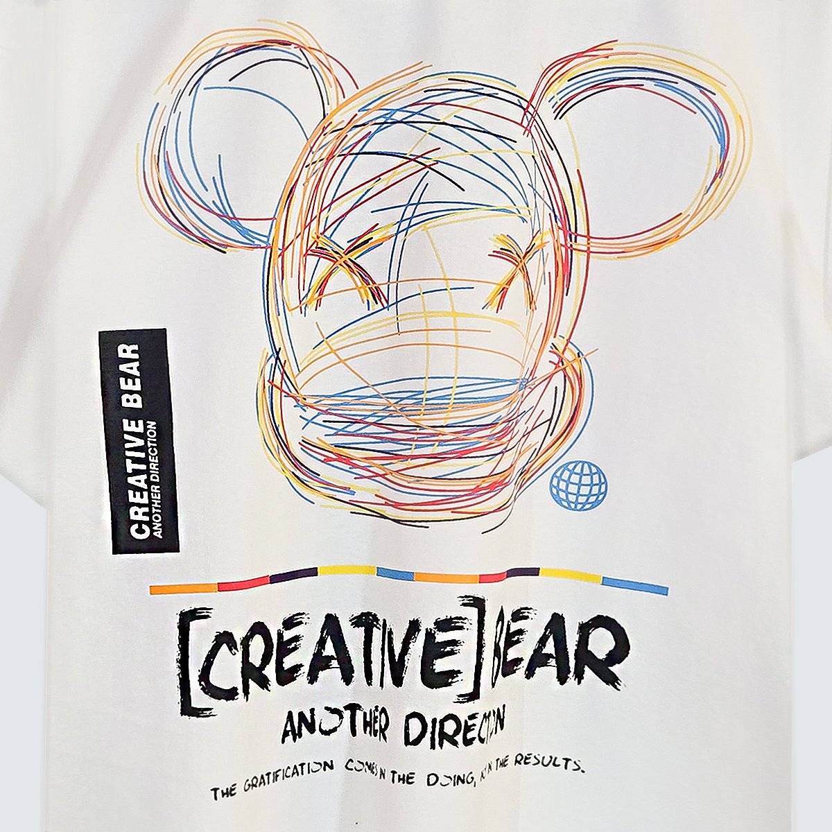 [CREATIVE BEAR] Graphic T-Shirt (UNISEX / WOMEN – OVERFIT)